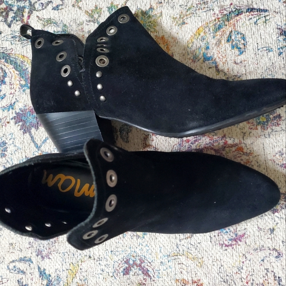 Booties black Sam Edelman size 7